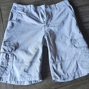 Sun + Stone Men's Cargo Shorts in Light Gray